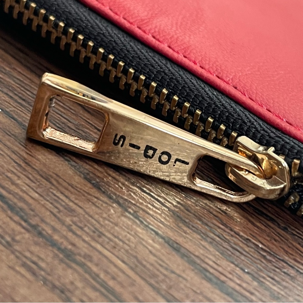 Lodis Women’s Catalina Card Case Wallet Red Genuine Leather - Picture 4 of 11